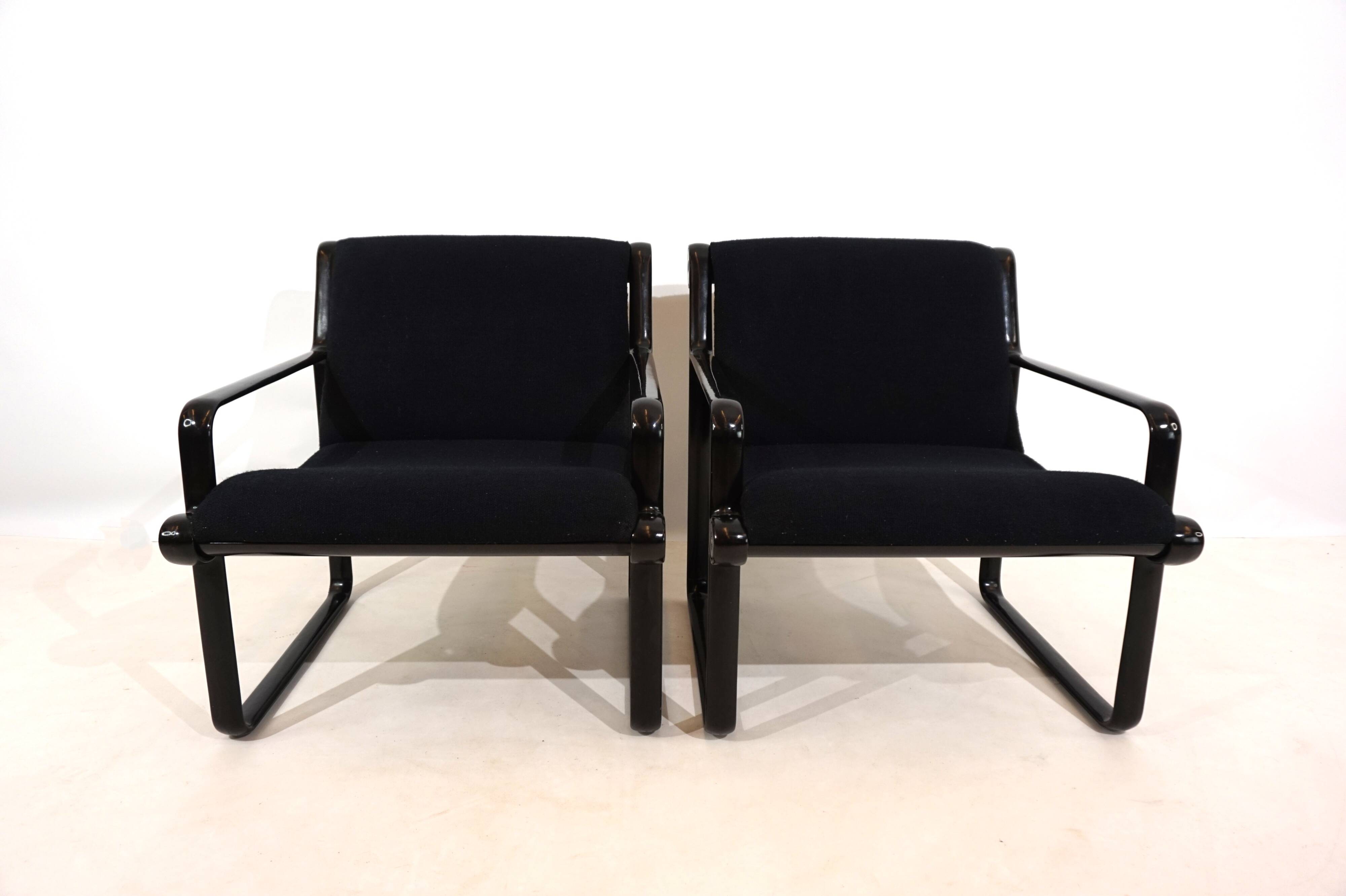 Lot de 2 fauteuils lounge Knoll Sling par Hannah&Morrison
