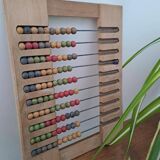 Boulier d’écolier en bois