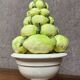 Ceramic centerpiece with lemon decorations, Art Deco period, circa 1940