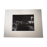 Photograph 18x24cm - Old black and white silver print - Rue Rémusat - 1950s-1960s