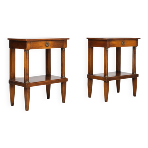 Paire de tables d'appoint - empire