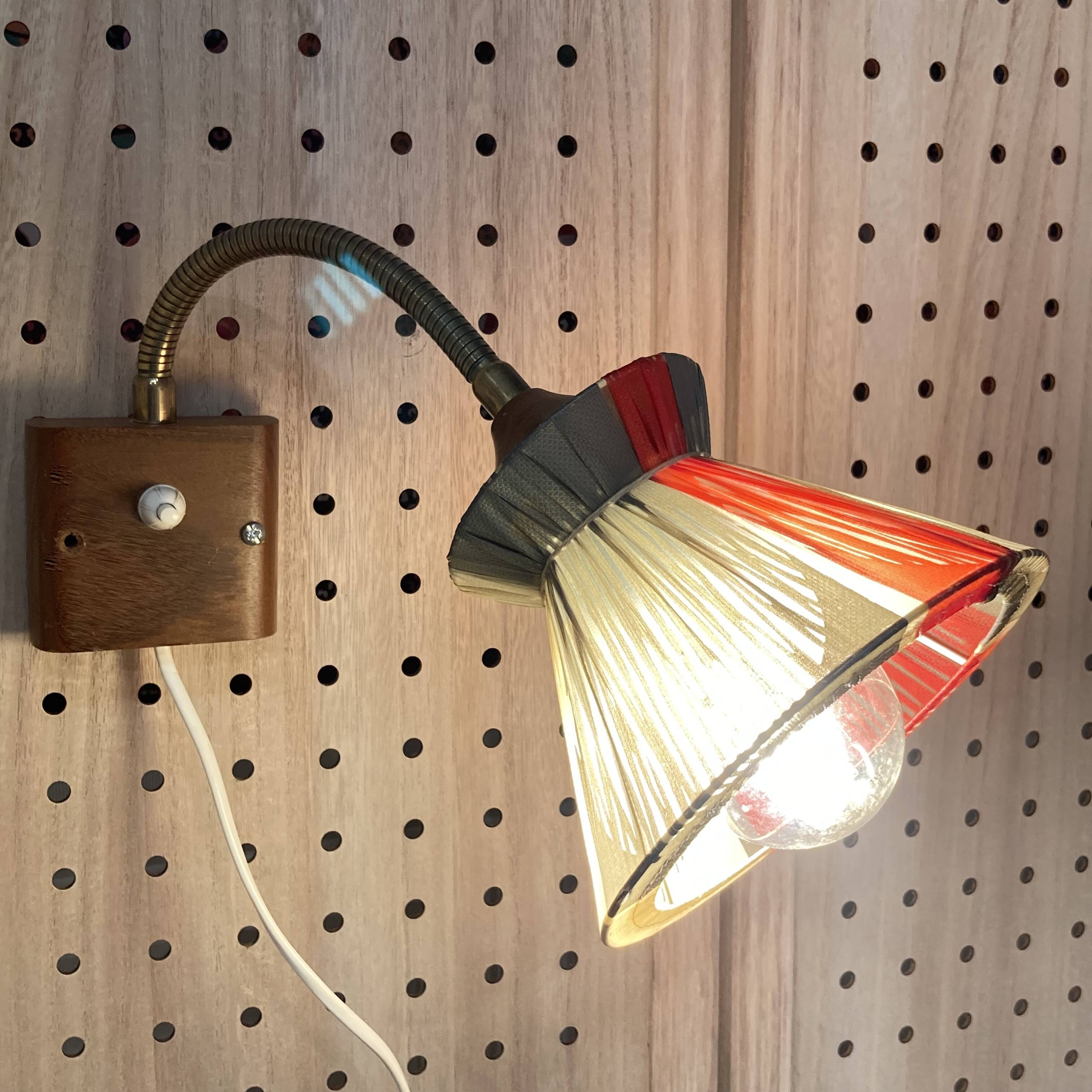 Modular Scandinavian design wall light 1950.