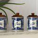 3 Delfts jars.