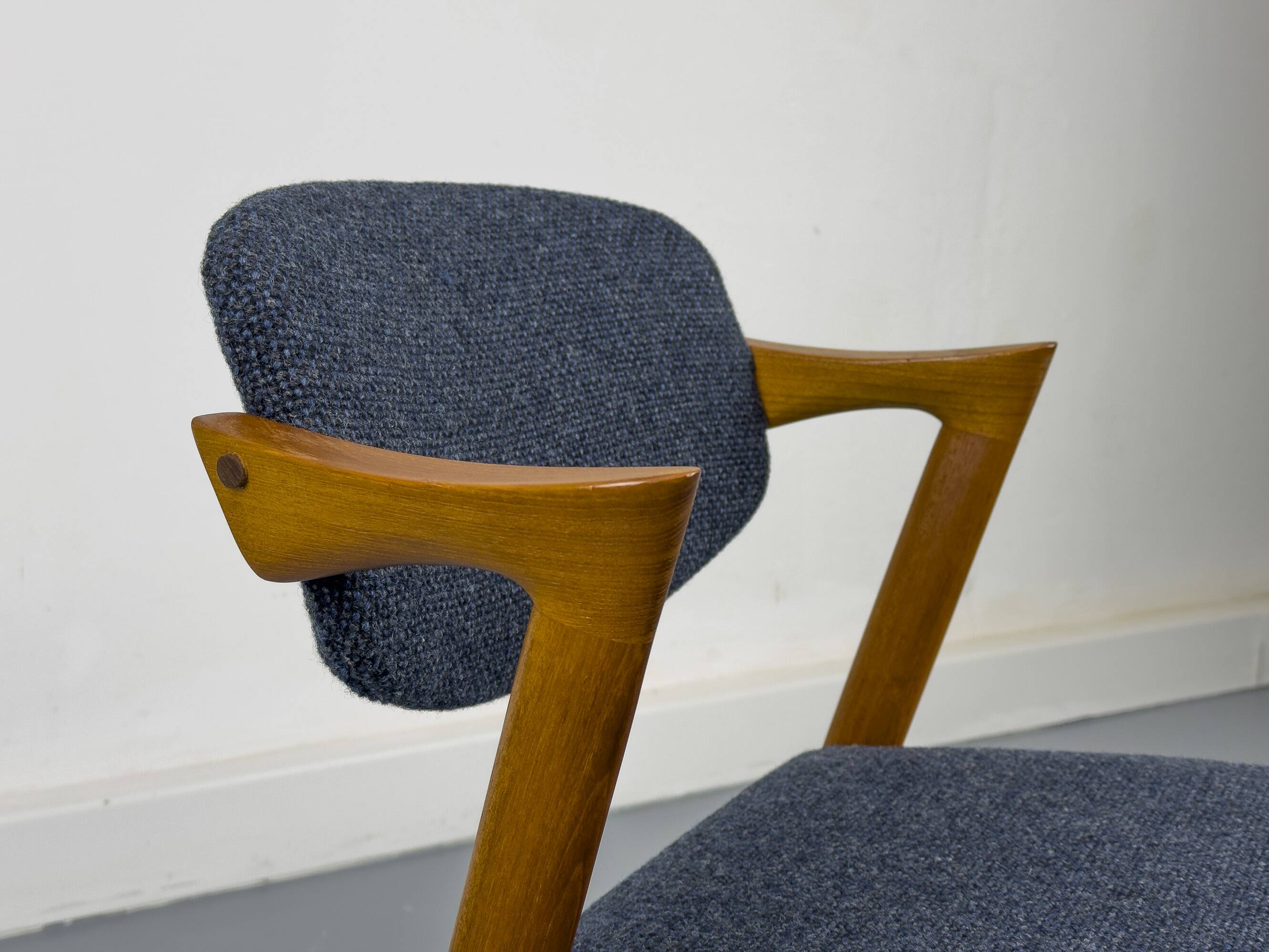 Modell 42 Teak Chair by Kai Kristiansen for Schou Andersen, 1960s