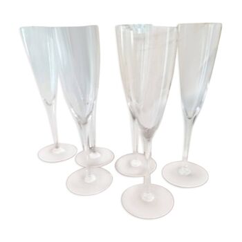 Box 6 Baccarat champagne flutes