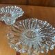 Paire de bougeoirs tournesol scandinave vintage années 70s