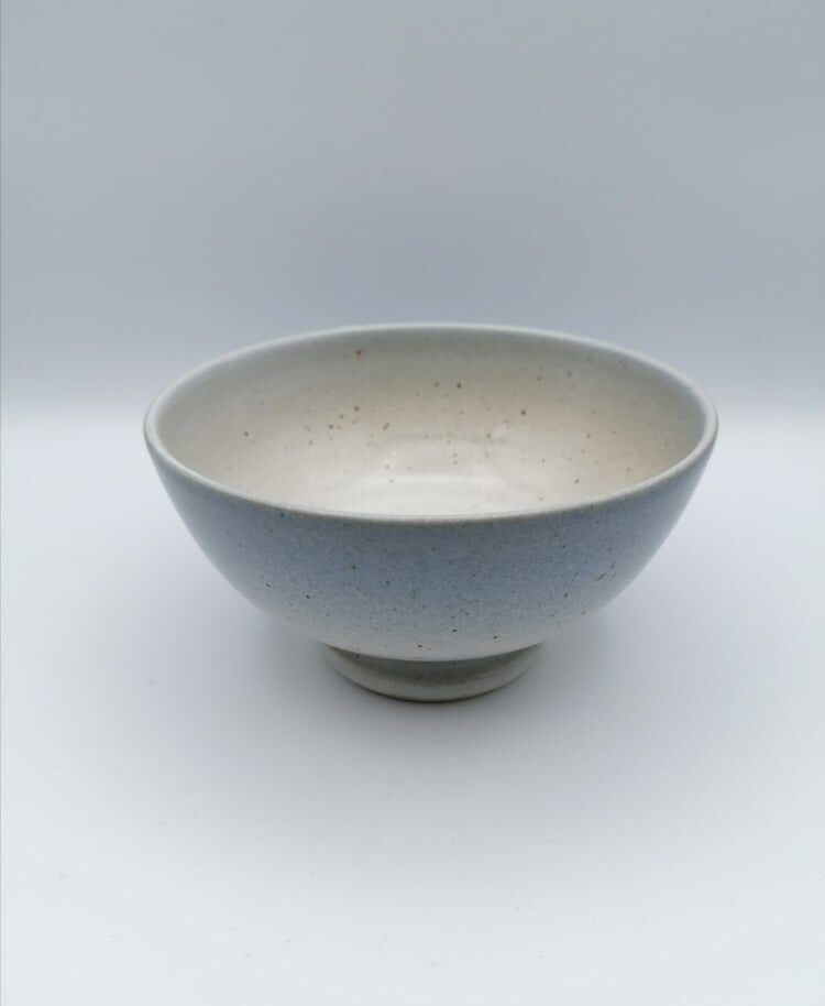 Four bowls in midnight blue sandstone