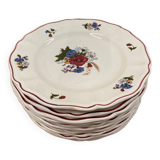 12 Sarreguemines Agreste dessert plates