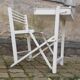 Vintage folding children's desk in lacquered wood from the 70s