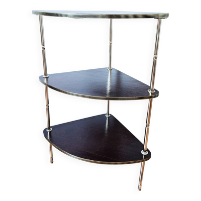 Etagère d'angle , guéridon , table d'appoint, tripode