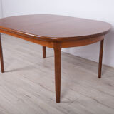 Table à manger ovale en teck du milieu du siècle d’Elliots of Newbury, années 1960