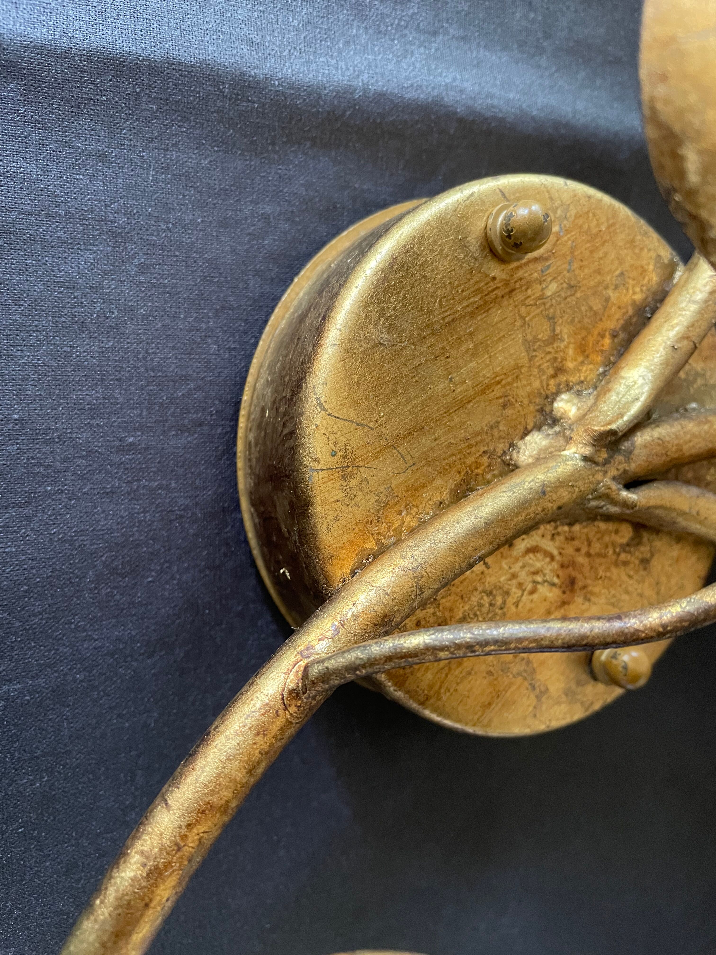 Metal wall lamp by Hans Kögl 1970