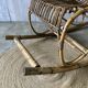 Vintage rattan rocking chair