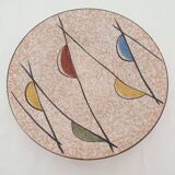 Ceramic plate / bowl Design 50 70 - Unsigned diameter 27cm