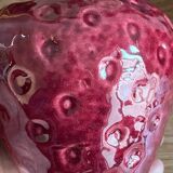 Strawberry slip jam jar