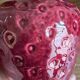 Strawberry slip jam jar