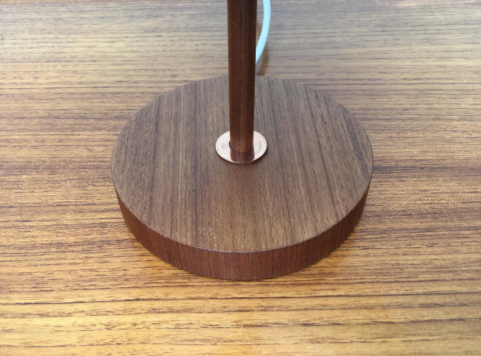 Teak table lamp type 25 mid-century by Temde
