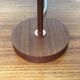 Lampe de table en teck type 25 milieu du siècle de Temde