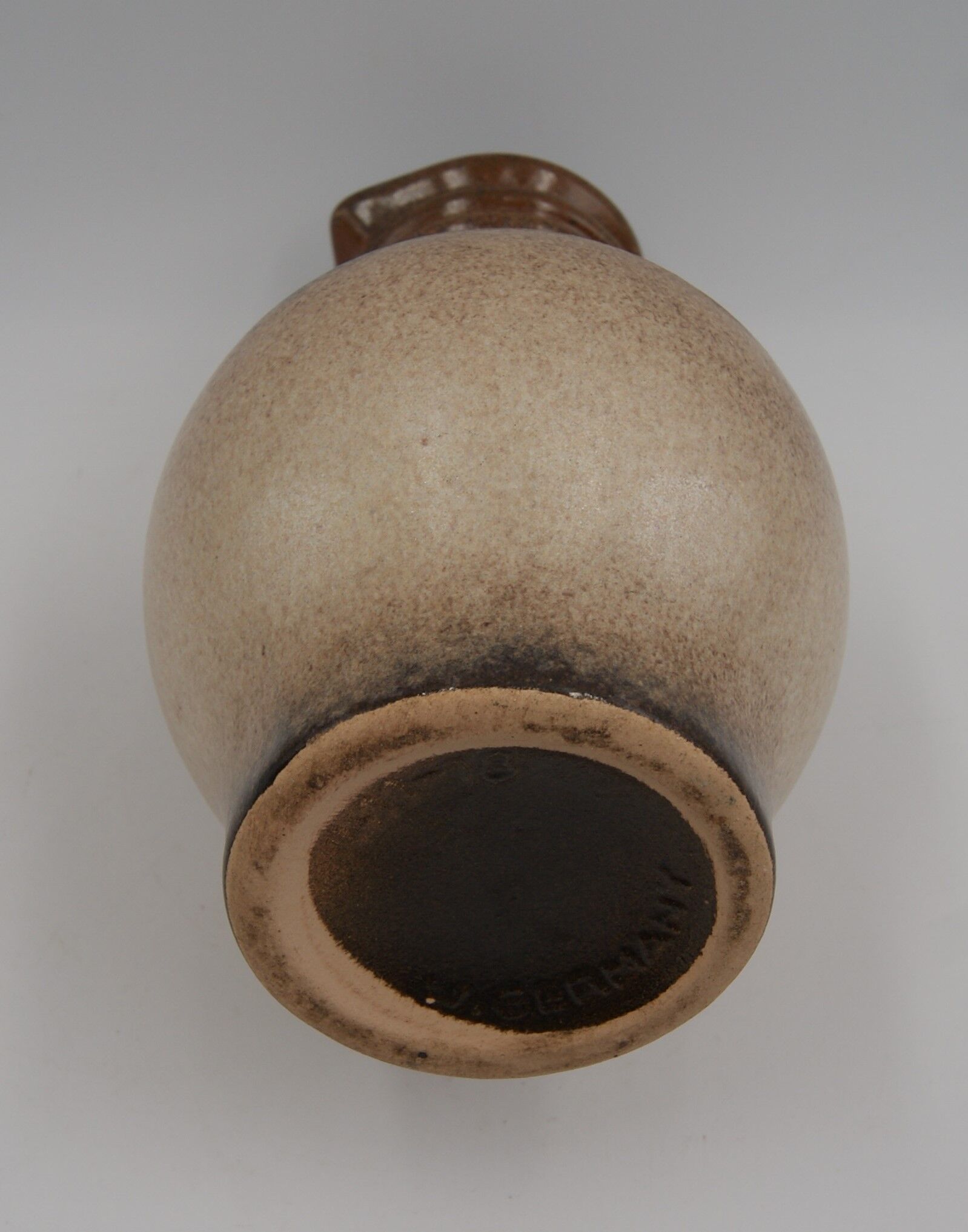 Vintage Germany ceramic handle vase