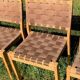 8 chaises modèle 611 Alvar Aalto Finlande années 30