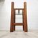 Custom made solid wood and glass hifi rack, 1970s