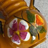 Vallauris ceramic pitcher, vase and bowls