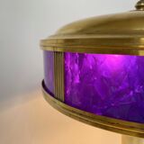 Art deco brass table lamp, 1930's