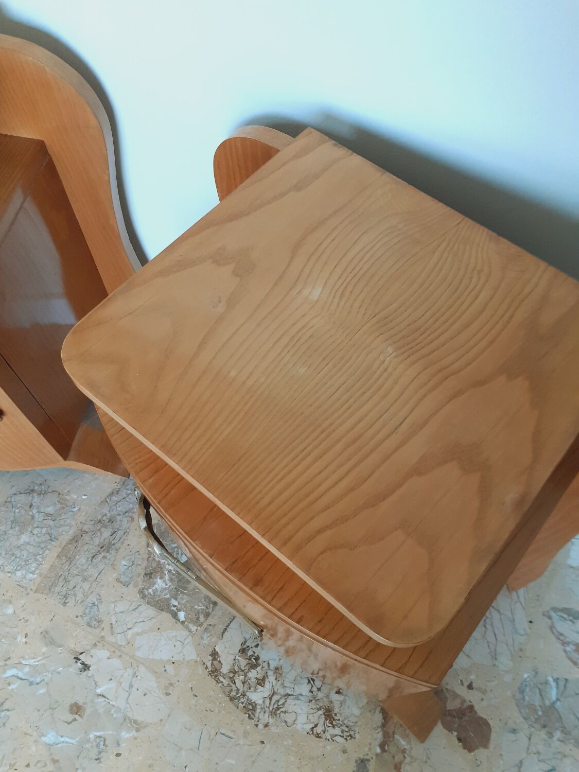 Pair of art deco bedside tables