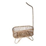 Rattan and wicker cradle
