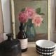 Peinture double face Nature morte/ bouquet