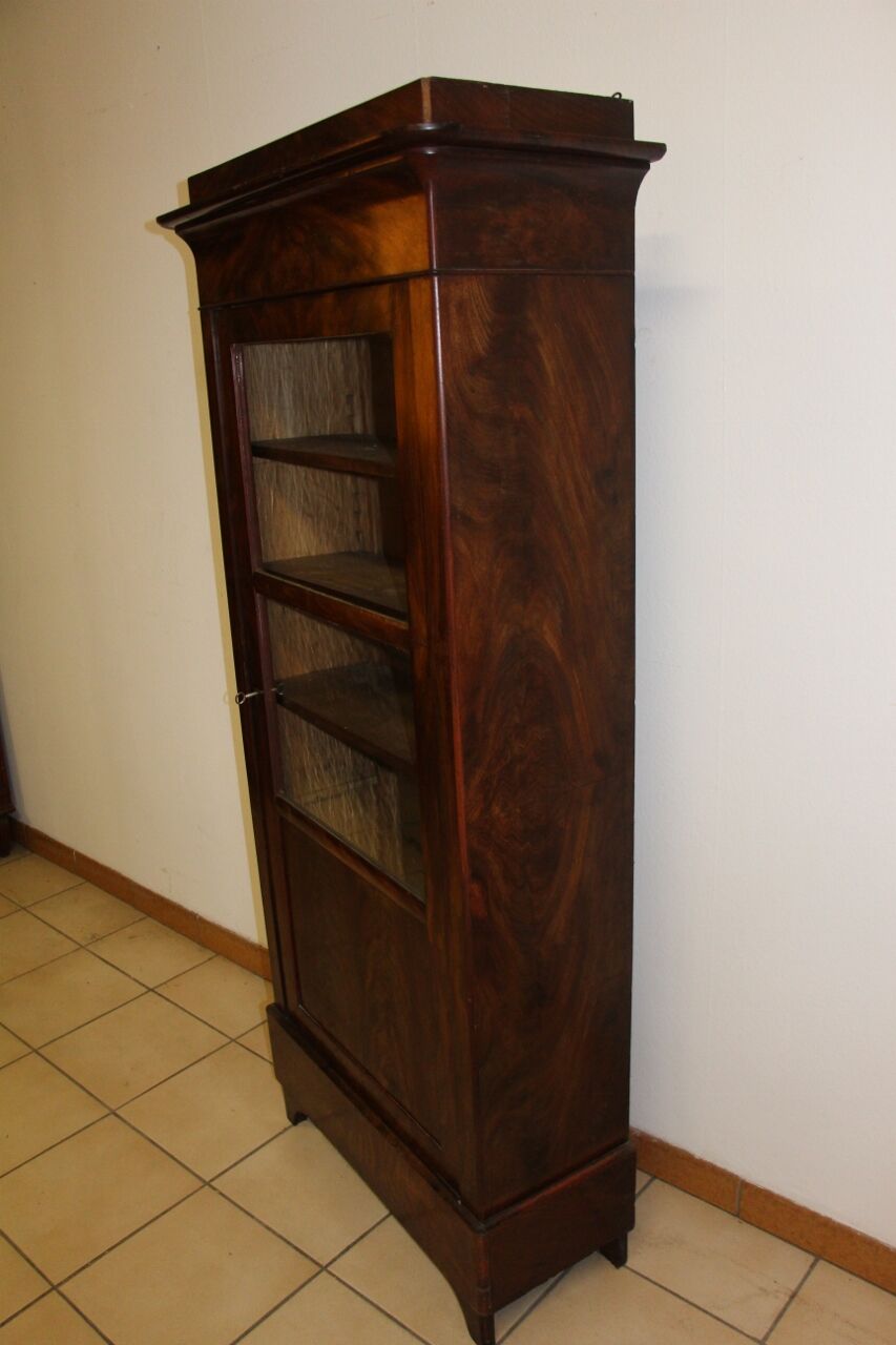 Louis Philippe mahogany showcase