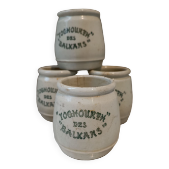 Antique yogurt pots - Danone