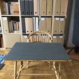 Rattan children's desk