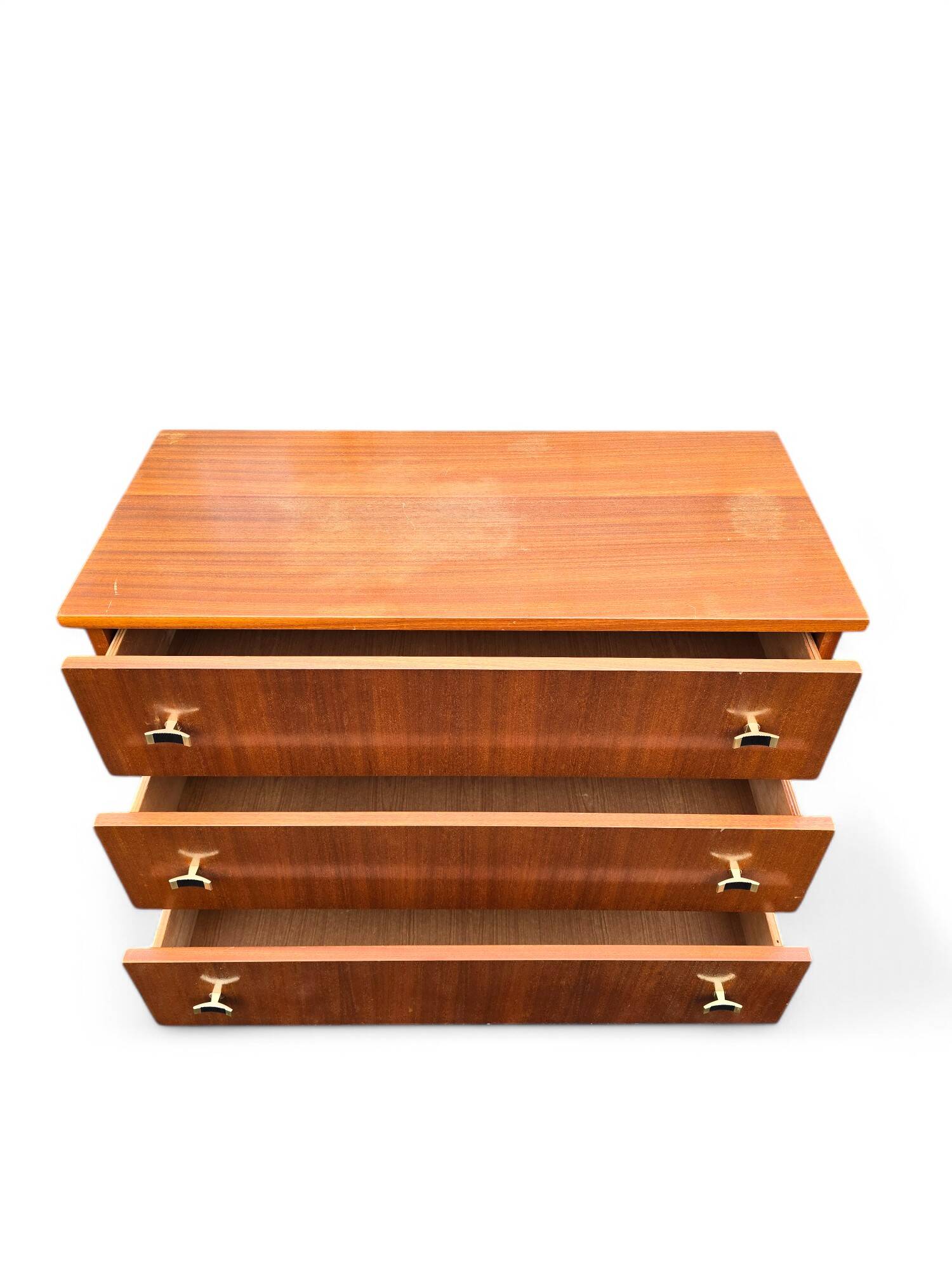 Vintage pencil leg chest of drawers