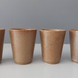 Set of 4 vintage DIGOIN stamped cups