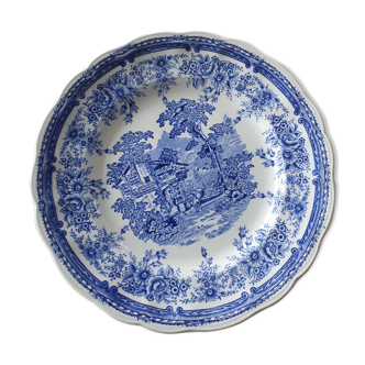 Assiette plate de Lunéville