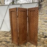 Vintage screen in carved solid wood