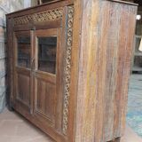 Ancient tribal buffet in Burmese teak