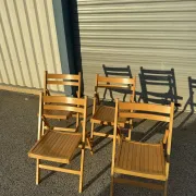 4 vintage 1970s IKEA folding chairs