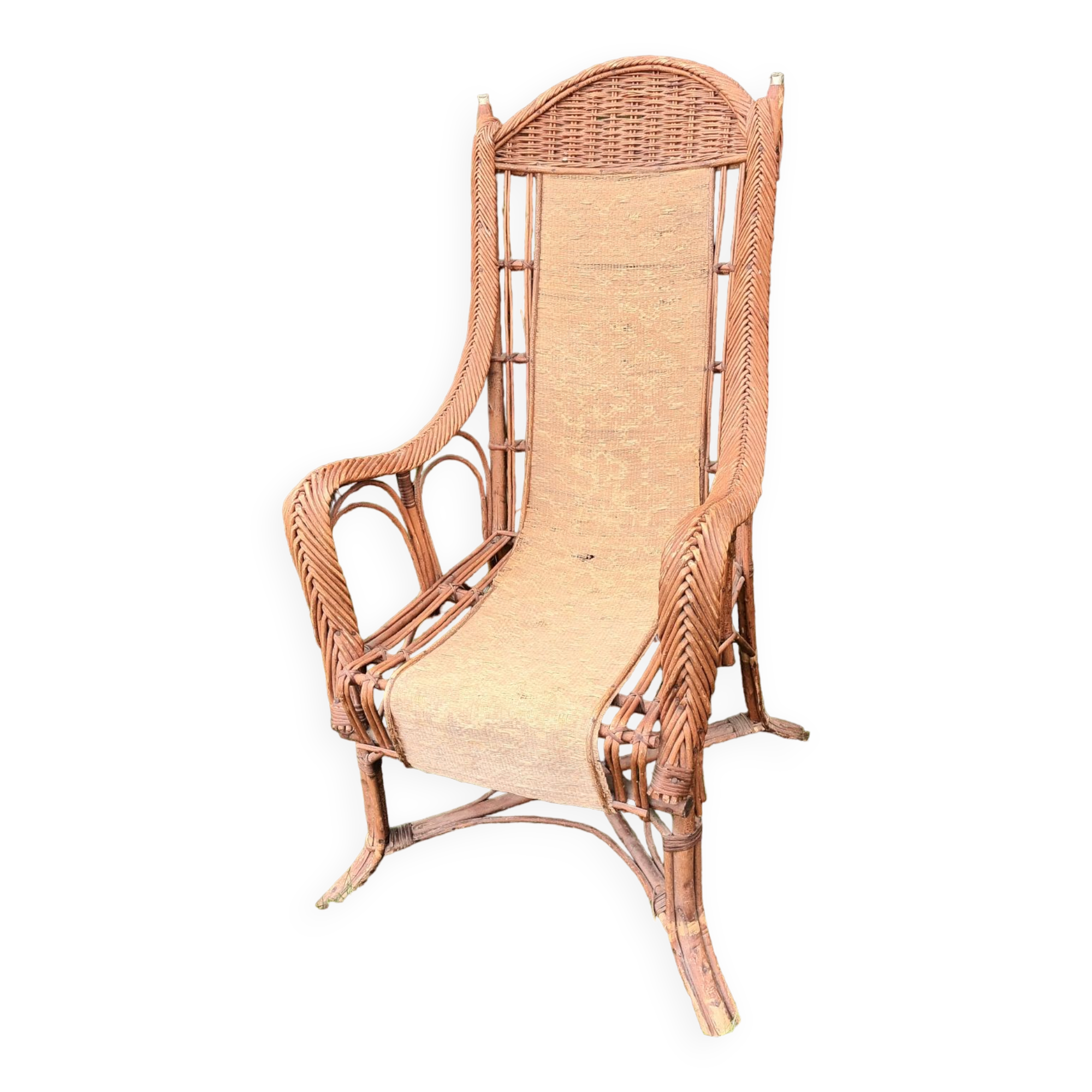 Rattan armchair