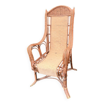 Rattan armchair