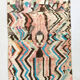 Moroccan Berber rug Boujaad ecru with colorful patterns 267x162cm