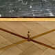 Table basse laiton et marbre