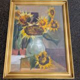 Canvas painting oil on canvas 70x56cm