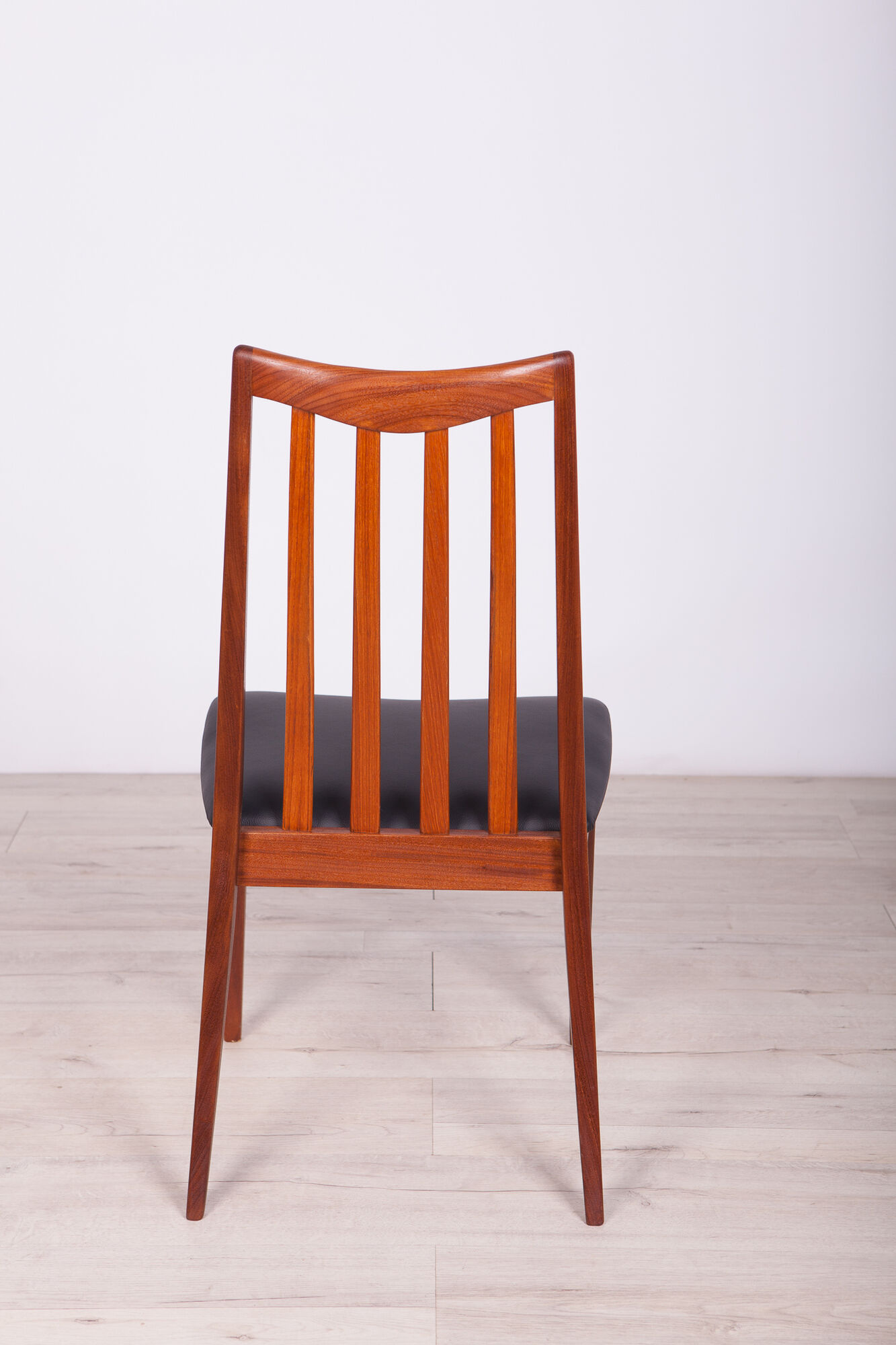 Leather and Teak Dining Chairs by Leslie Dandy for G-Plan, 1960s, Set of 6