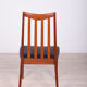 Leather and Teak Dining Chairs by Leslie Dandy for G-Plan, 1960s, Set of 6