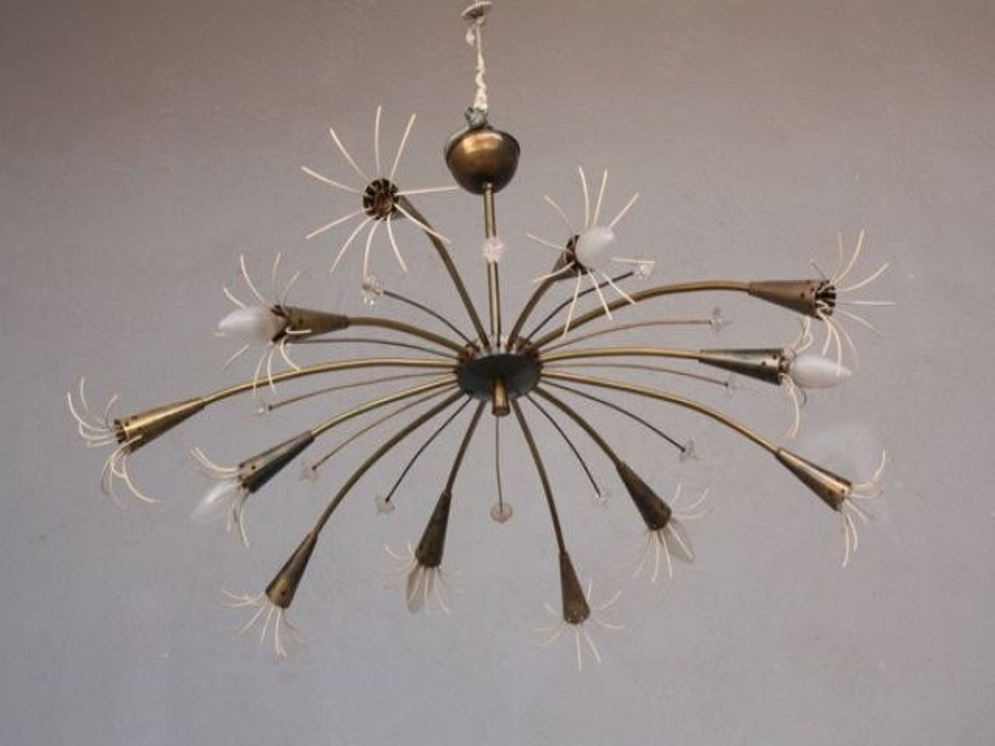 Chandelier 12 light 1960