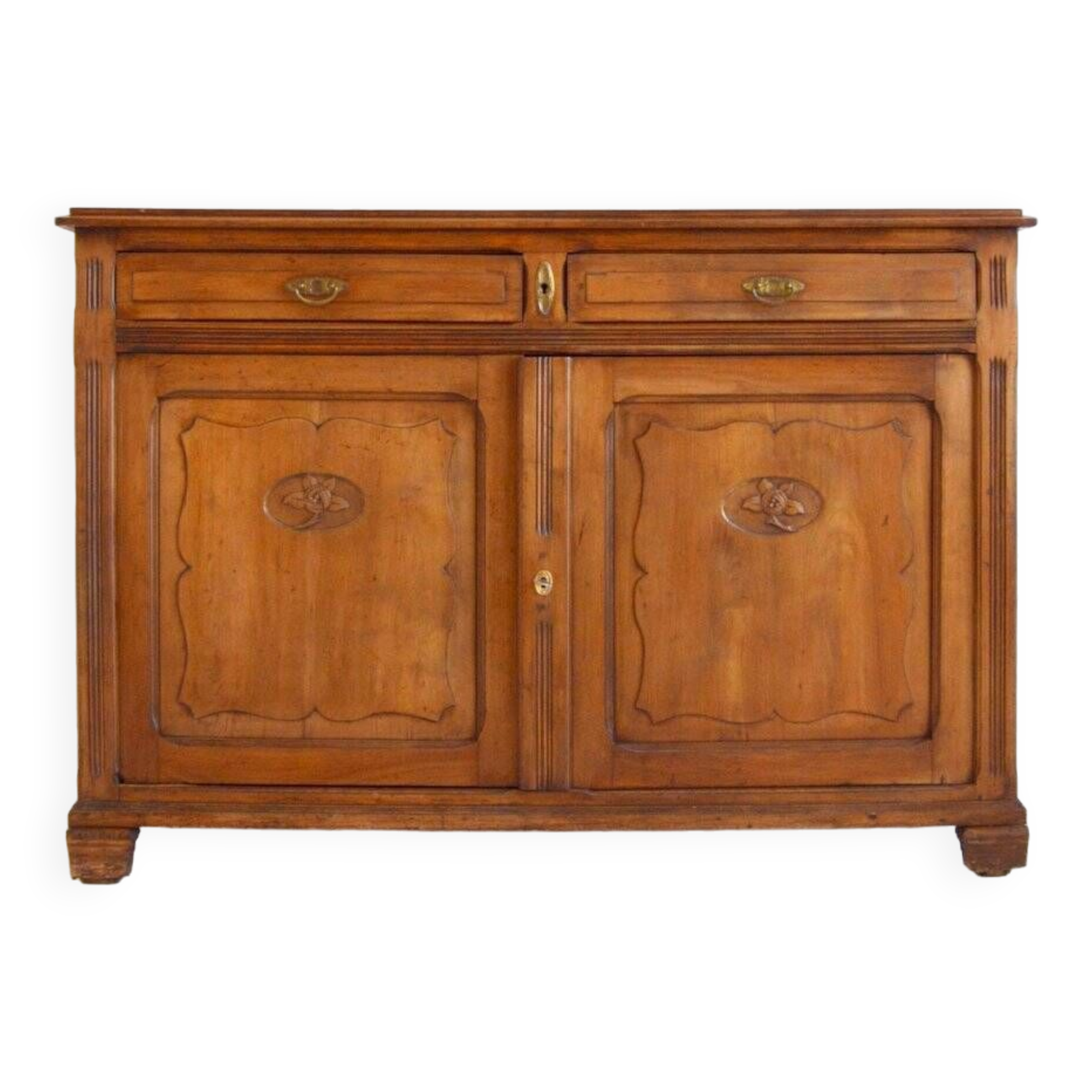 Old vintage Parisian 2-door cabinet / sideboard 1930 in its original condition.