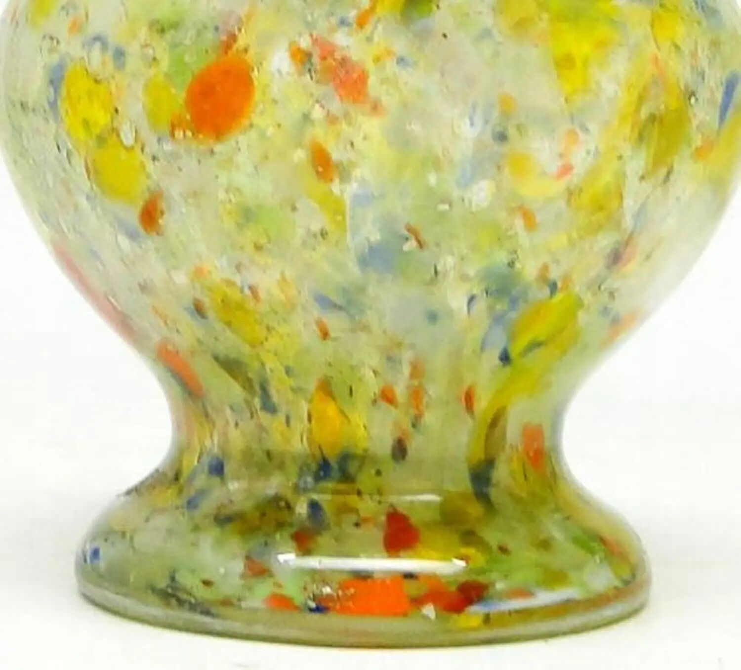 Conteneur à bijoux, moderne du milieu du siècle, verre, laiton, Tchécoslovaquie, années 1950