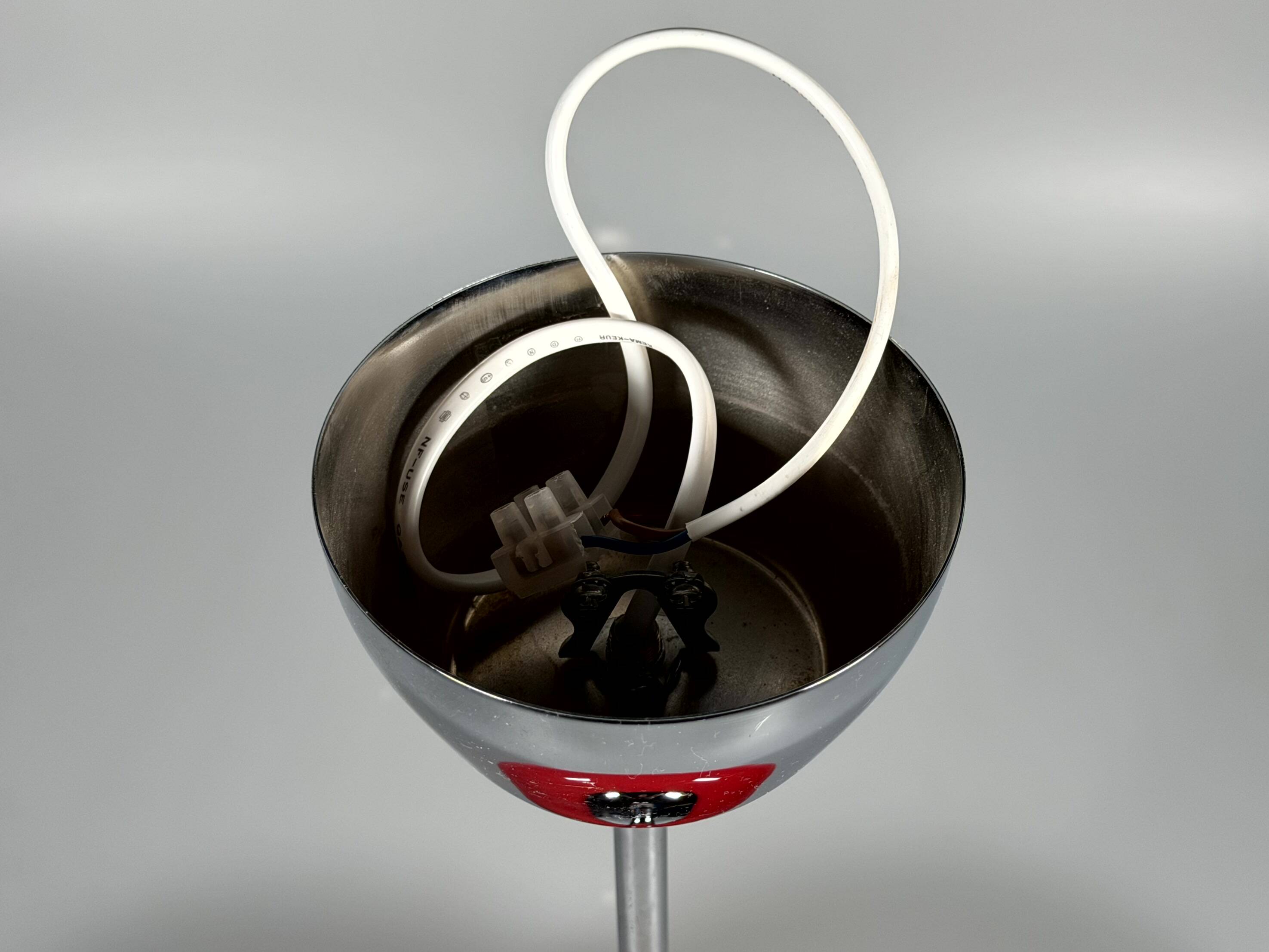 1960s 1970s Pendant Light Glass Ceiling Lamp Space Age Design